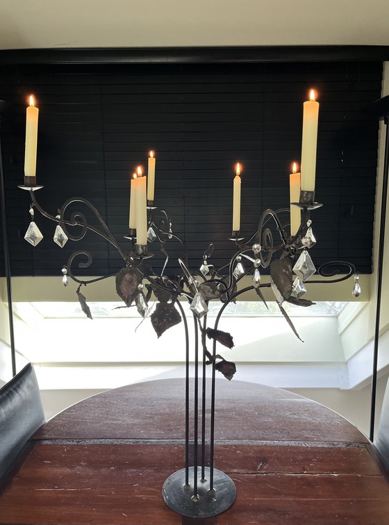 Image 1 of Maroeska Metz 8-arm candelabra