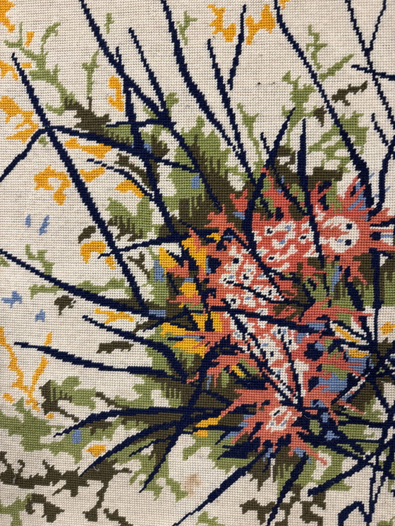 Image 1 of Tapisserie Brodée Elie Grekoff Années 60