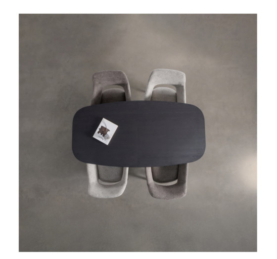 Image 1 of Mesa de comedor extensible WOOOD Arros negra