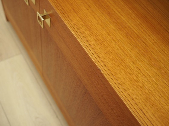 Librería de chapa de teca con estantes ajustables, diseño danés moderno, años 70 – Wood (photo 17 of 17)