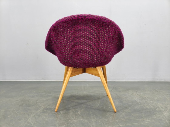 Image 1 of Miroslav Navratil Shell Lounge Chair, Czechoslovakia 1960s