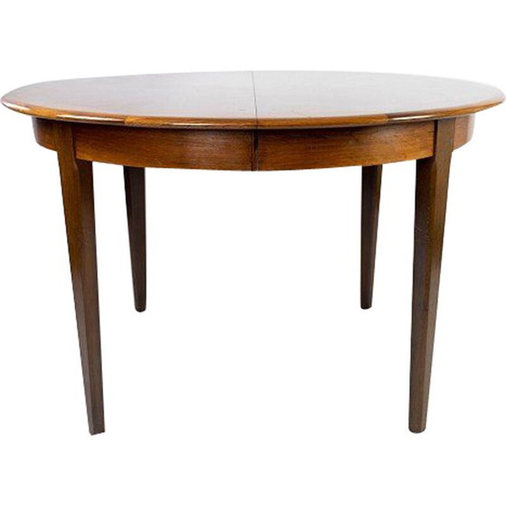 Image 1 of Vintage rosewood dining table with two extension plates, Denmark 1960