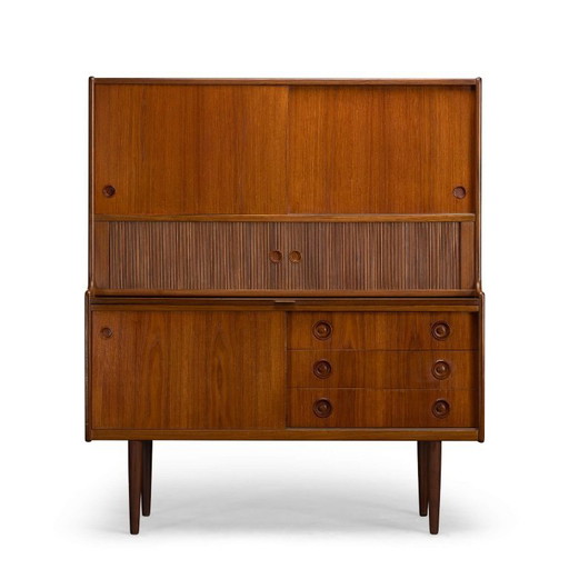 Teak hoge kast by Johannes Andersen, 1960s