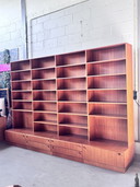 Vintage boekenkast wandkast