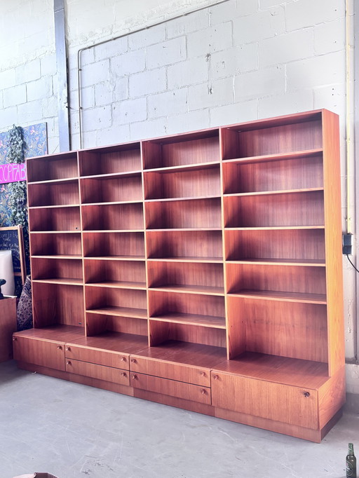 Vintage bookcase wall cabinet