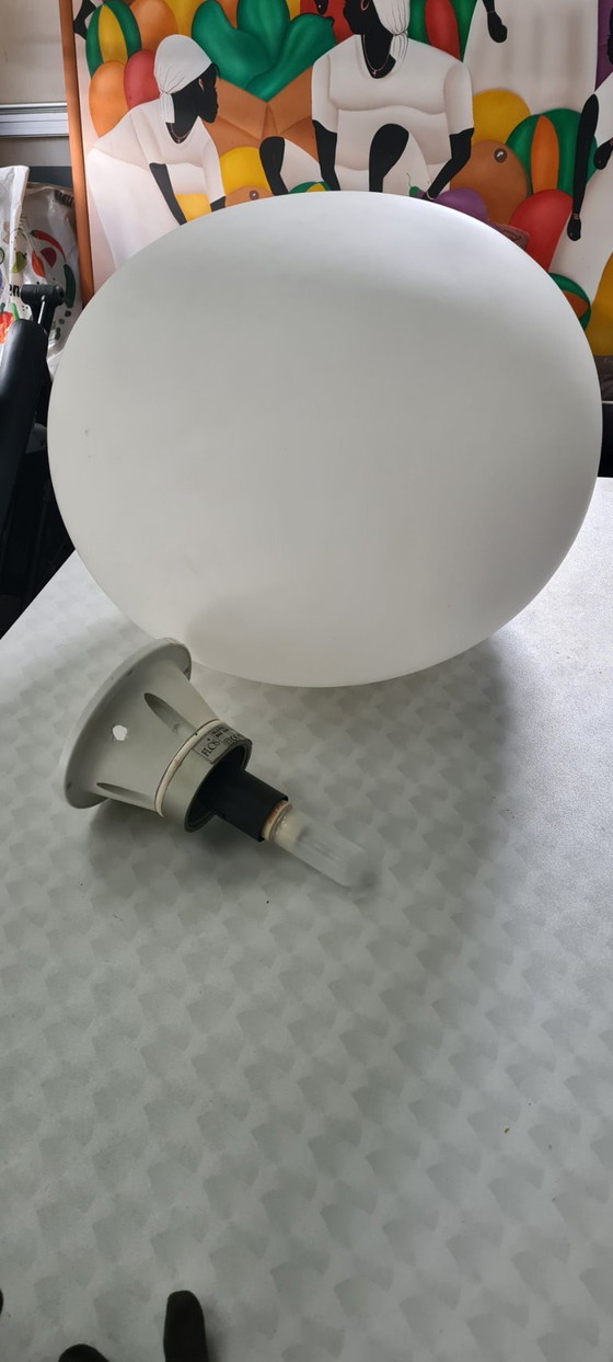 FLOS Glo-Ball C2 Ceiling Lamp Ø 40 cm Jasper Morrison – Original – Lighting, Glass, Metal (photo 3 of 8)