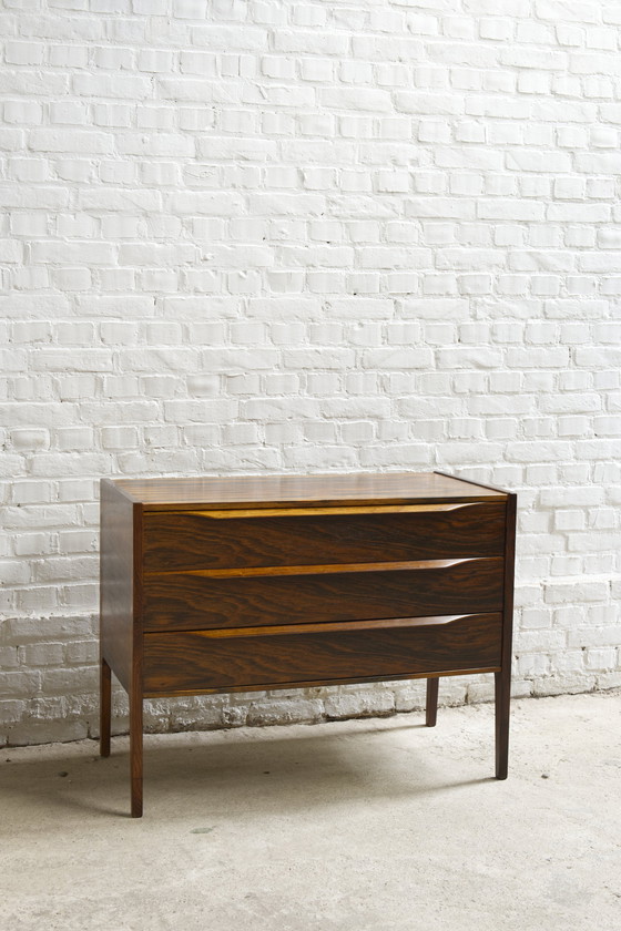 Image 1 of Rosewood Chest of Drawers, Model 34, Kai Kristiansen by Aksel Kjersgaard, 1960's