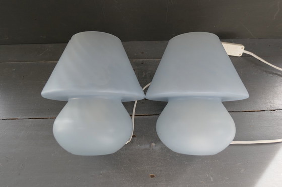 Image 1 of Lampade a fungo in vetro vintage Vianne