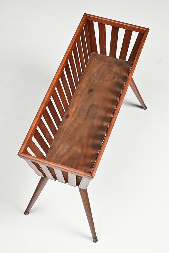 Image 1 of Maceta de teca de los años 60