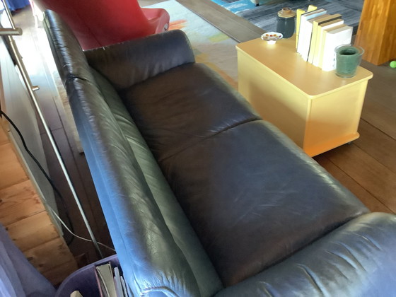 Image 1 of De sede ds2011, blue148 long, seat 45, depth 60 and back 86 cm high.