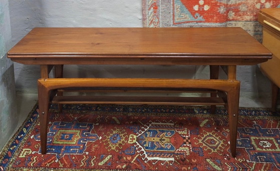 Teak Metamorphic Teak Dining / Coffee Table Johannes Andersen, Denmark, 1960s – Trioh, Dining tables, Wood (photo 20 of 21)