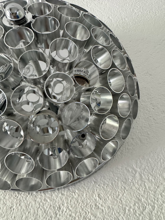Image 1 of Plafonnier design aluminium années 2000