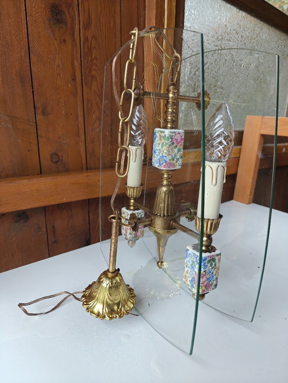Image 1 of Unieke en speelse antieken hanglamp
