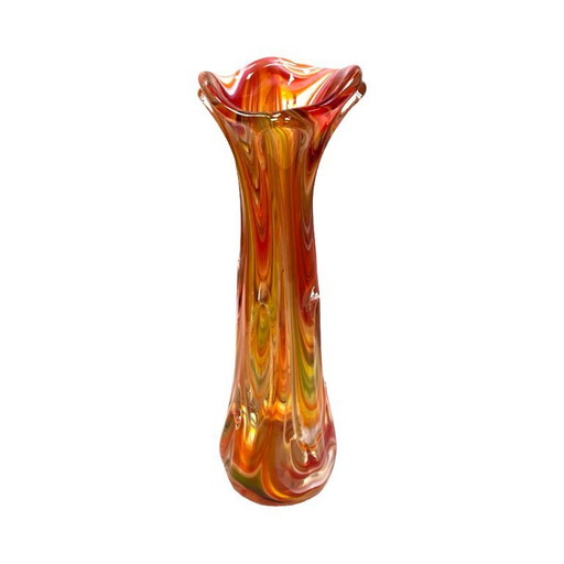 "Sękacz" vase – Ząbkowice Śląskie steelworks, Poland 1970s (42 cm)