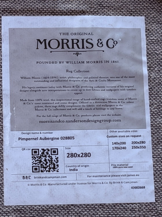 Brink En Campman Morris & Co Pimpernel Teppich – Brink & Campman, Teppiche & Läufer, Wool (photo 4 of 9)