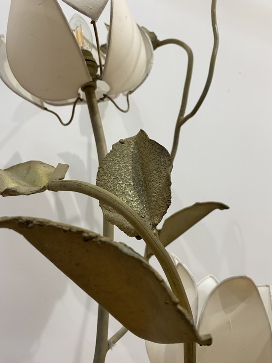 Lampadaire Fleurs De Lotus – Metal (photo 12 of 13)