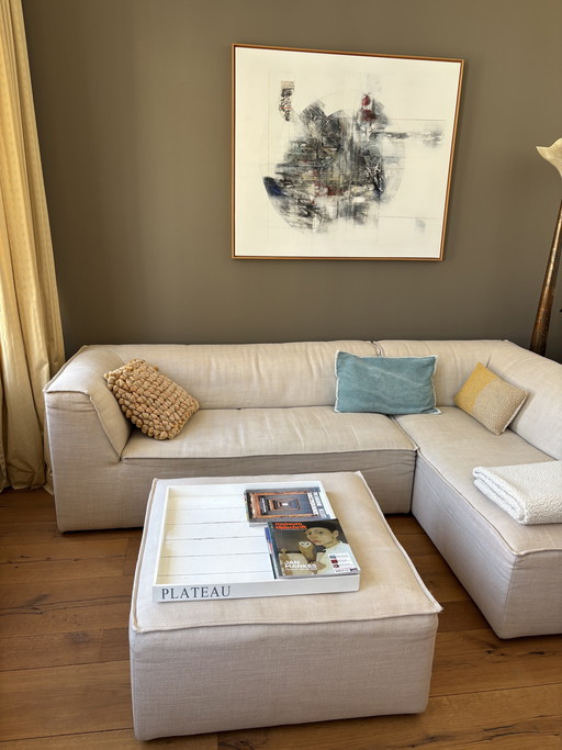 Gelderland 6950 Corner Sofa Chaise Longue 276x155 cm