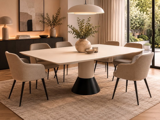 Image 1 of Mesa de comedor Arco Balance - Dune (crema) - Arnold Merckx