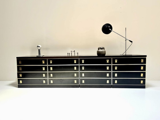 Vintage Brutalistisch Modulair Sideboard – Dressoirs, Brass (photo 3 of 14)