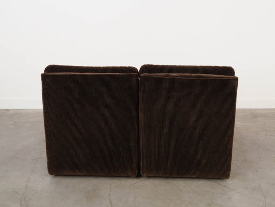 Image 1 of Canapé modulaire marron, design italien, années 1970, fabriqué par Busnelli