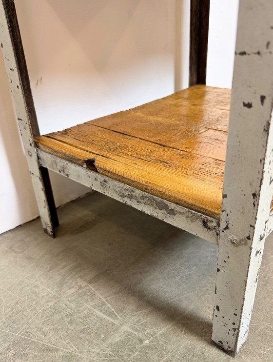 Image 1 of Graue, industrielle Kommode aus Eisen, 1950er Jahre