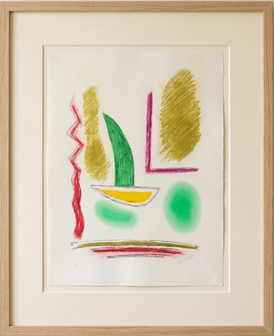 Image 1 of RÀFOLS CASAMADA (Lithograph 95 x 74 cm) ”Sailing boat”