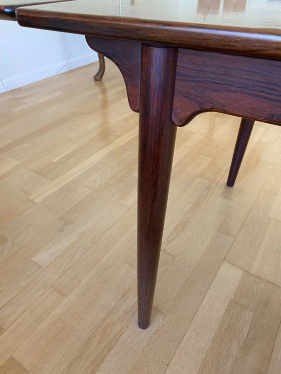 Image 1 of Rosewood dining table designed by Arne Vodder