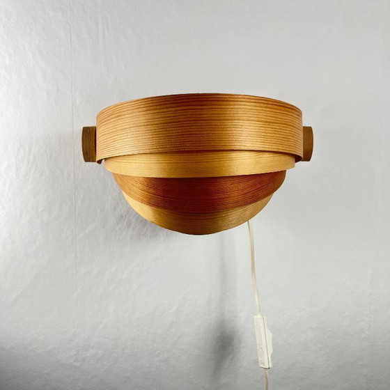 Image 1 of Translandia Duo Wall Lamp in Pine, Denmark, 1960-70