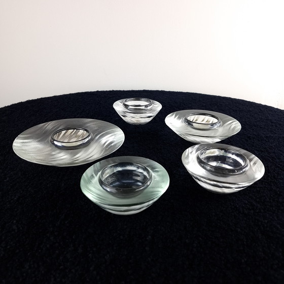 Image 1 of 5x vintage Skagerrak tealight holders Torben Jørgensen