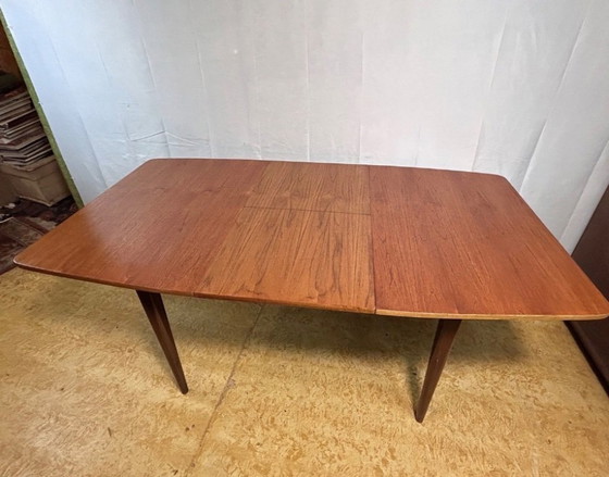 Image 1 of Mid-Century Retro Vintage Teak Extending Dining Table by Elliots of Newbury,1960  Danishlegant dining table by Elliots of Newbu
