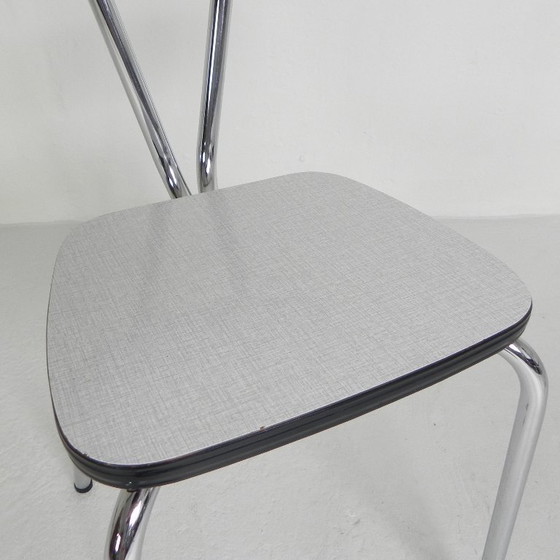 Image 1 of Set van 4 formica eettafel stoelen, jaren 60