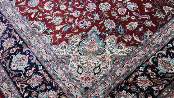 Image 1 of Diseño original chino antiguo de Isfahán anudado a mano, 300 x 240 cm, en excelente estado