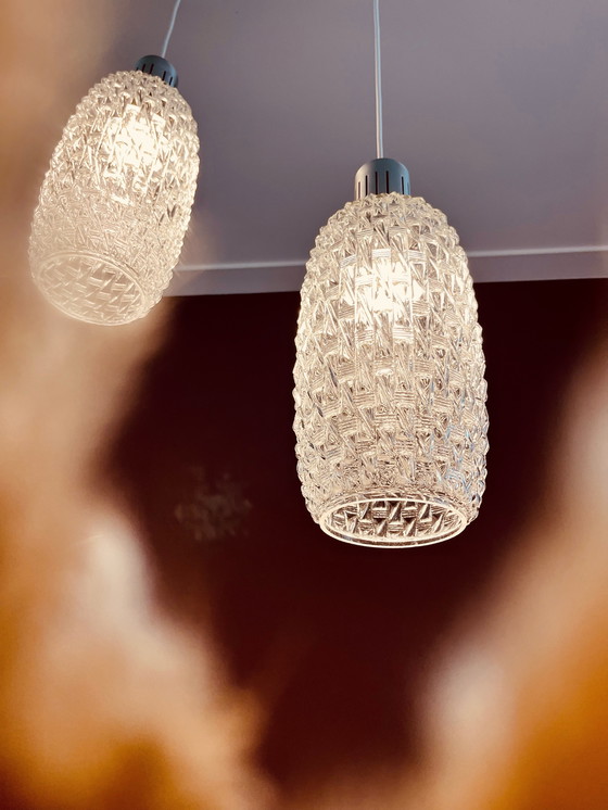 Image 1 of Set of unique Italian Pineapple lamps