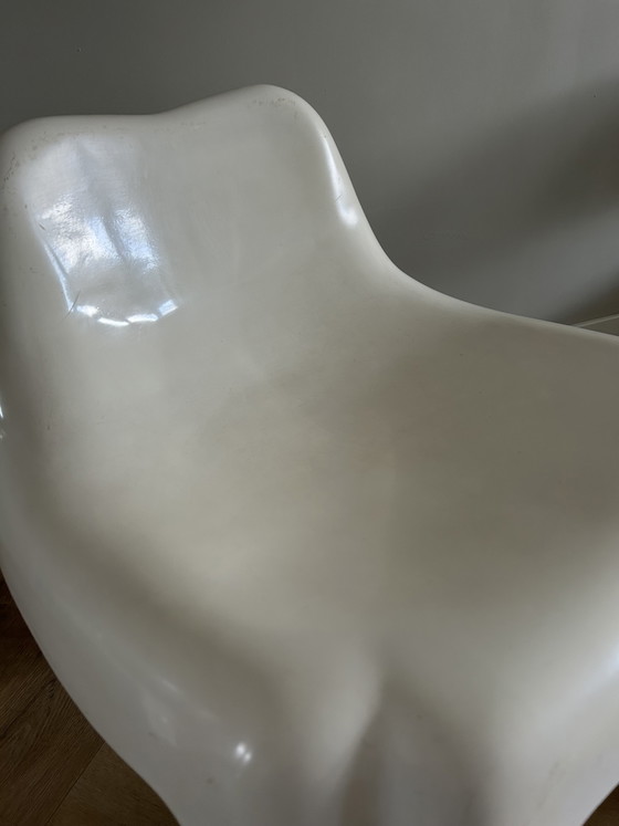 Juego de 4 sillas Patrick Gingembre ‘Ginger’ – Paulus, Francia, ca. 1970 – Sillas de comedor, Fiberglass (photo 7 of 11)