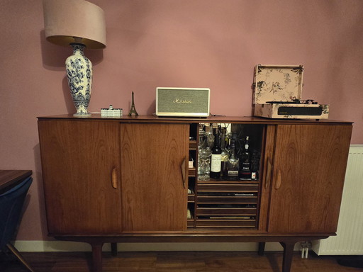 Highboard Deense Jaren '60 Kast Met Bar