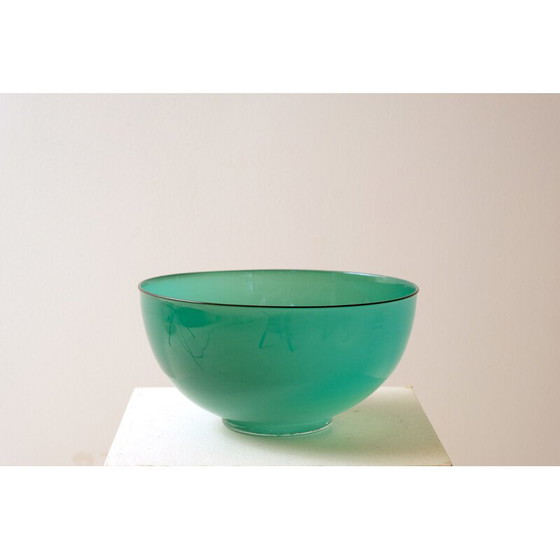 Image 1 of Vintage glass bowl by Baldwin & Guggisberg Nonfoux, 1991