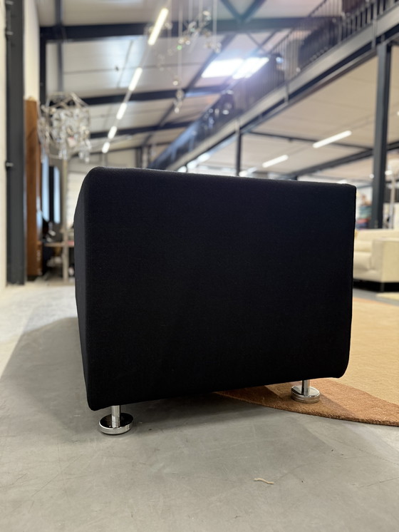 Image 1 of Gelderland 4800 Sofa 2.5 Seater Kvadrat Vidar black fabric 190