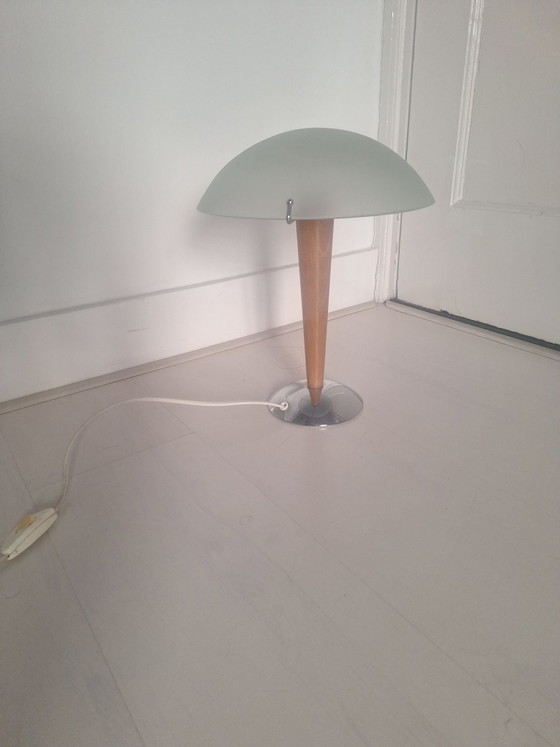 Lampe champignon Ikea – Verre, Bois (photo 6 of 7)