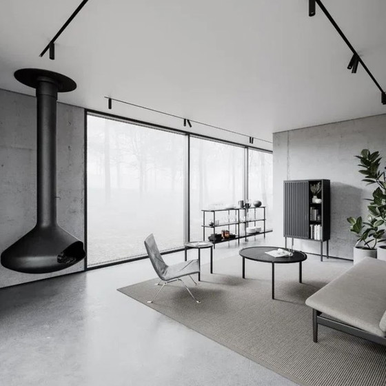 Image 1 of Tavolino NICHBA Ø90 – Frassino nero