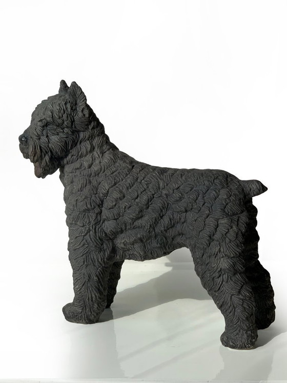 Image 1 of Statuetta decorativa vintage in porcellana Bouvier, Vaga International, modello Akita