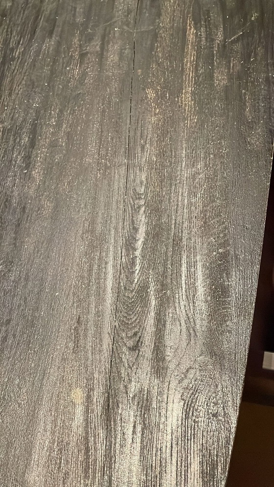 Image 1 of Grande tavolo da pranzo in legno nero