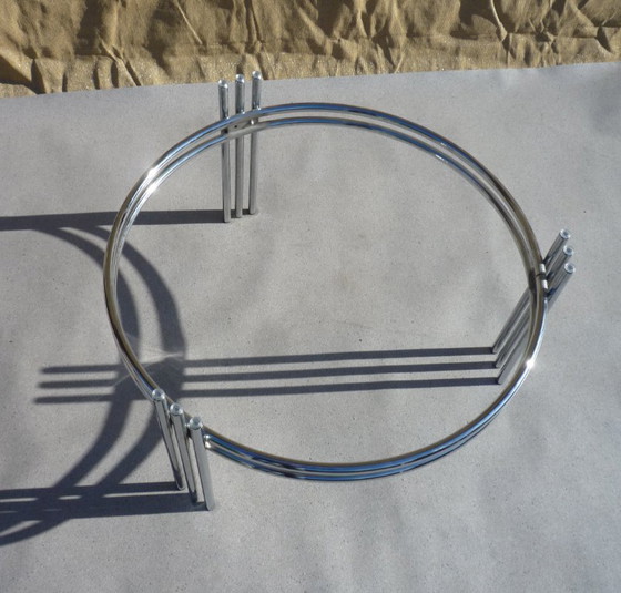 Glass and Chrome Coffee Table (photo 6 of 7)