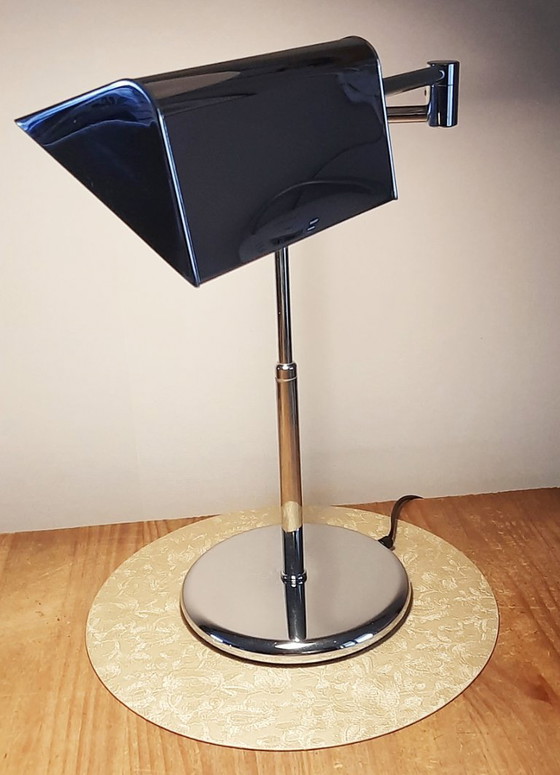 Image 1 of Vintage Chromen apotheek tafellamp