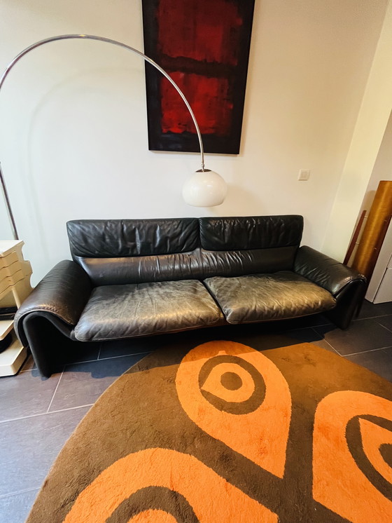 Image 1 of 80er Jahre Leder 3-Sitzer von 'de Sede', Modell 2011/03
