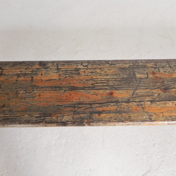 Image 1 of Folding bench, folding bench for terrace, 216 cm long, 1960s