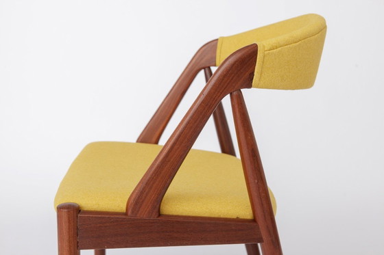Image 1 of Kai Kristiansen Model 31 Chair, Schou Andersen 1960s, Danish Teak Dining Chair, Restored Upholstered, Mid Century Modern