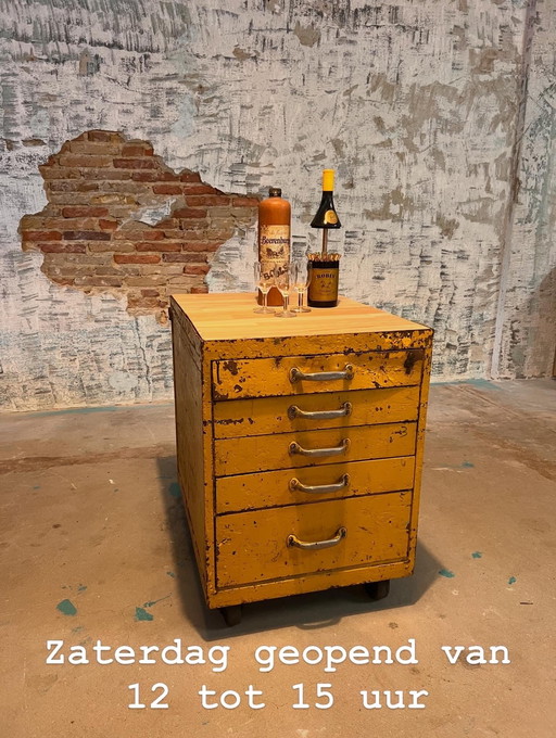 Industriële Laden Kast op Wielen