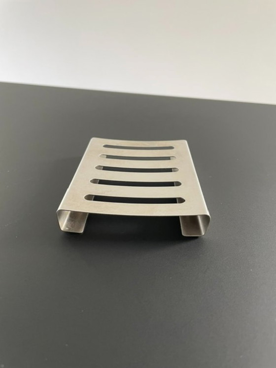 Image 1 of Elegante, rechteckige Seifenschale aus Edelstahl