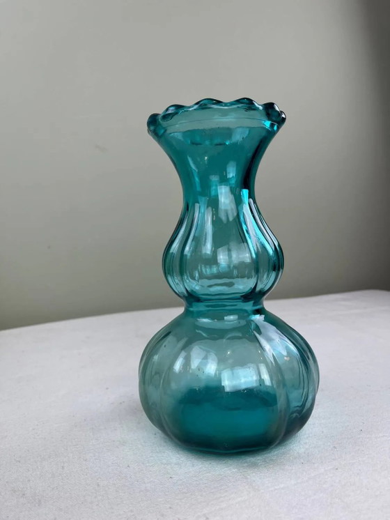 Vaso vintage blu laguna – Vasi, Crystal, Glass (photo 2 of 6)