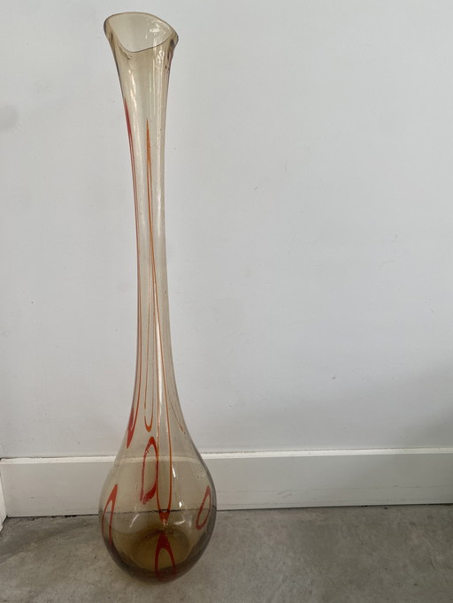 Ecran à main en verre XL - Murano glas - rookglas